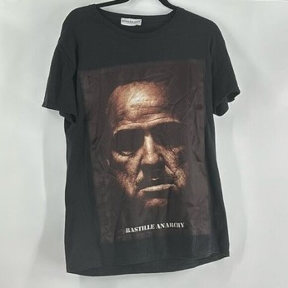 Bastille Rive Droite Black Short Sleeve T-Shirt 0581av Maglia Uomo Size Large - Picture 5 of 12